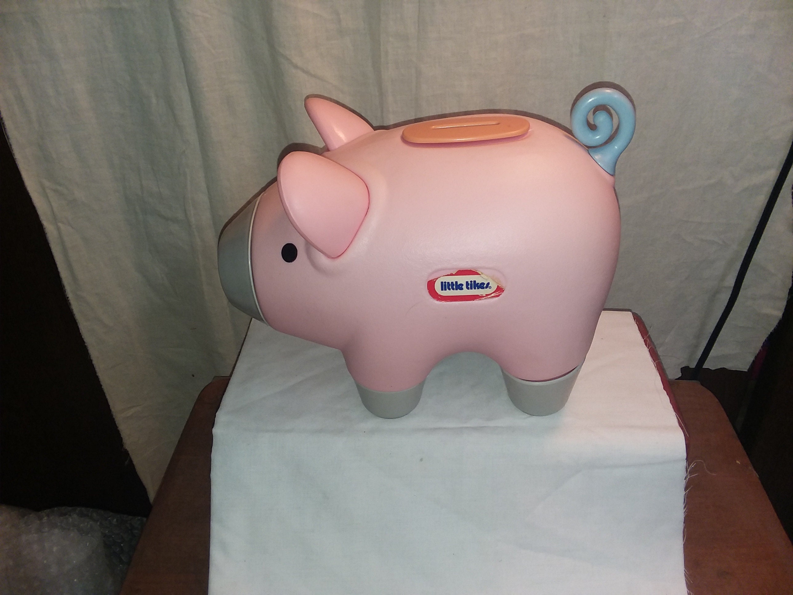 Vintage LITTLE TIKES PIGGY Needs New