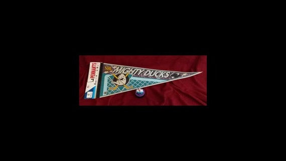 Anaheim Mighty Ducks Dark Shirt Hockey Puck Car Bumper Sticker 3/'/' 5/'/' or 6/'/'