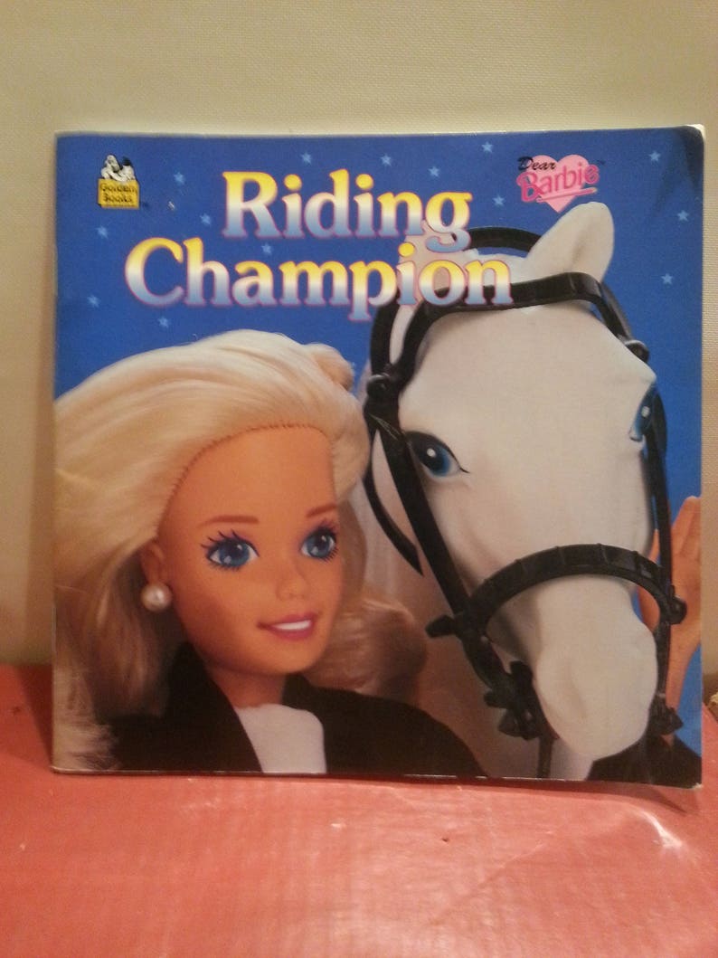 VTG 90s EQUESTRIAN BARBIE Gift Set. Includes: Book 2 Ponies | Etsy