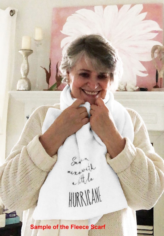 Custom fleece scarves discount