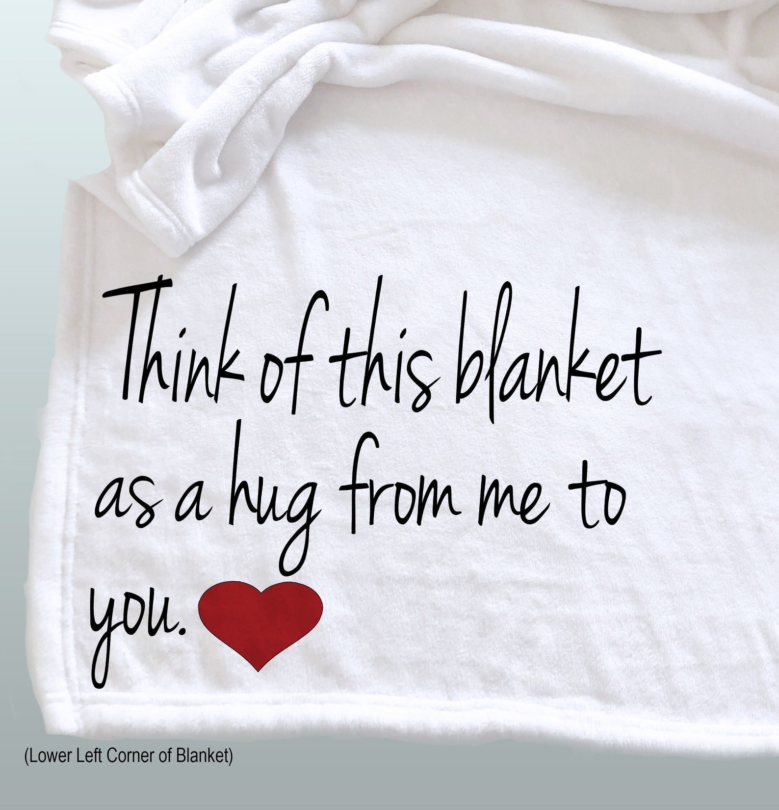 Personalized Hug Blanket sending a hug comfort blanket Etsy Italia