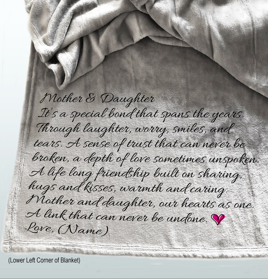 A personalized throw blanket for Mom personalized Etsy