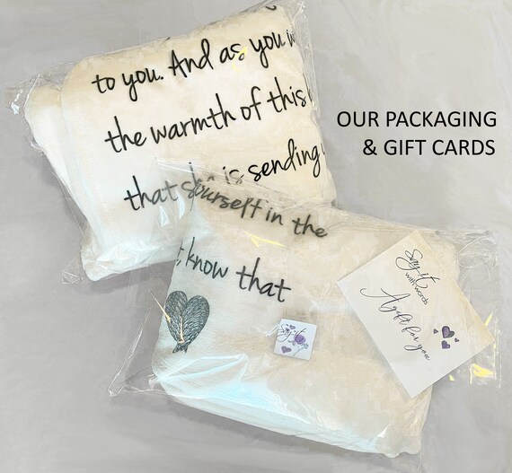 Personalized sympathy blankets clearance