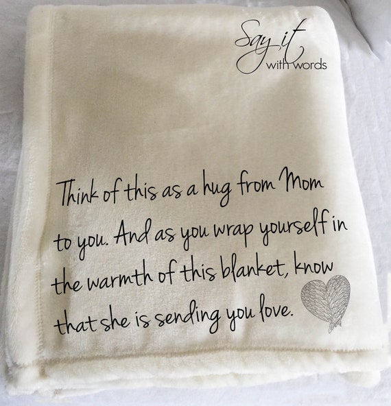 personalized mother throw blanket