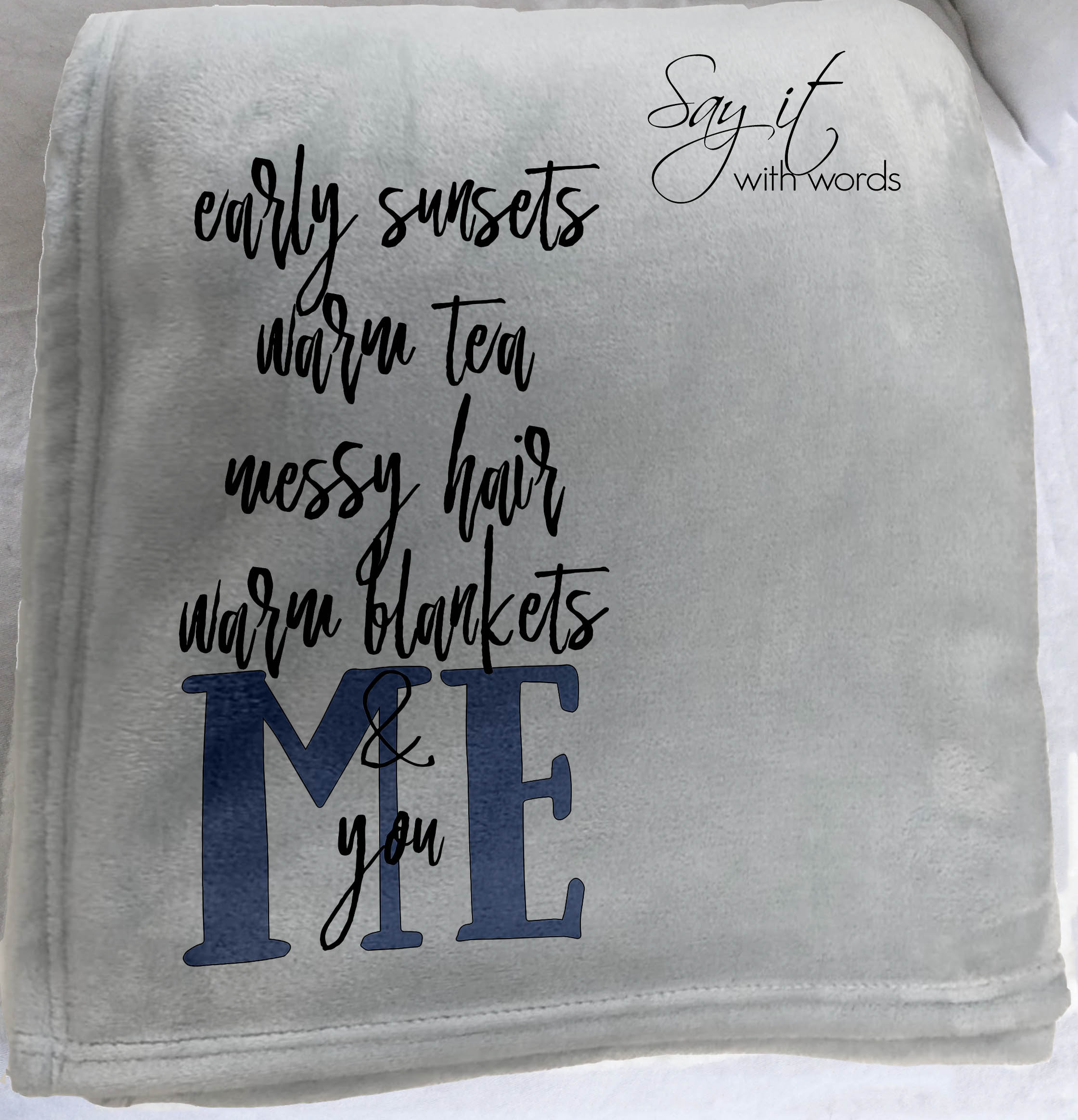 Personalized custom throw blanket friendship blanket blanket Etsy