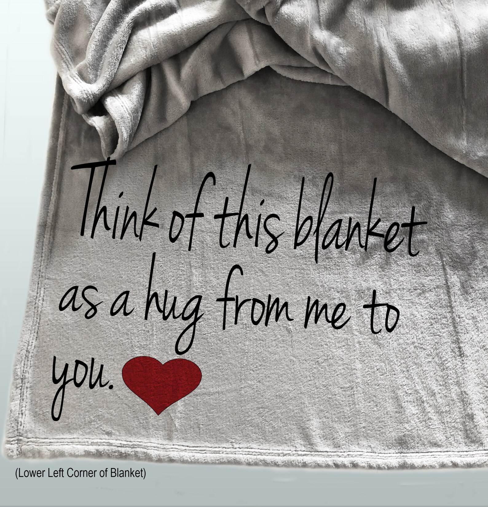 Personalized Hug Blanket sending a hug comfort blanket Etsy