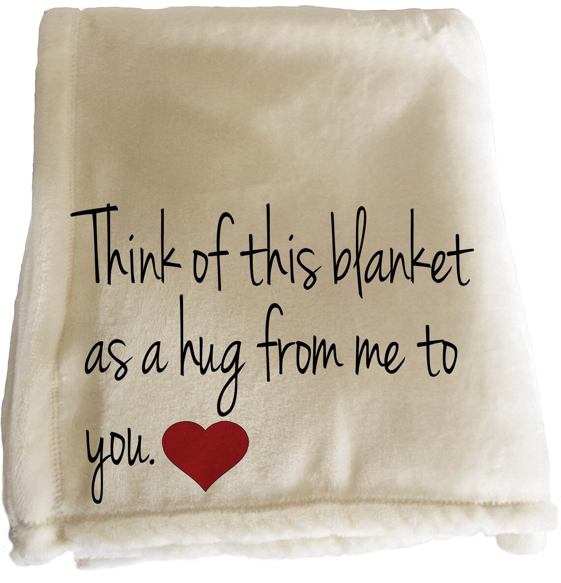 Personalized Hug Blanket sending a hug comfort blanket Etsy