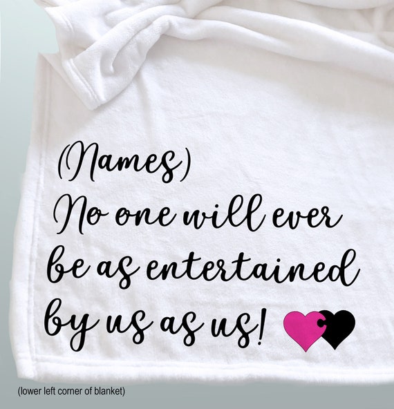 Friendship online fleece blanket