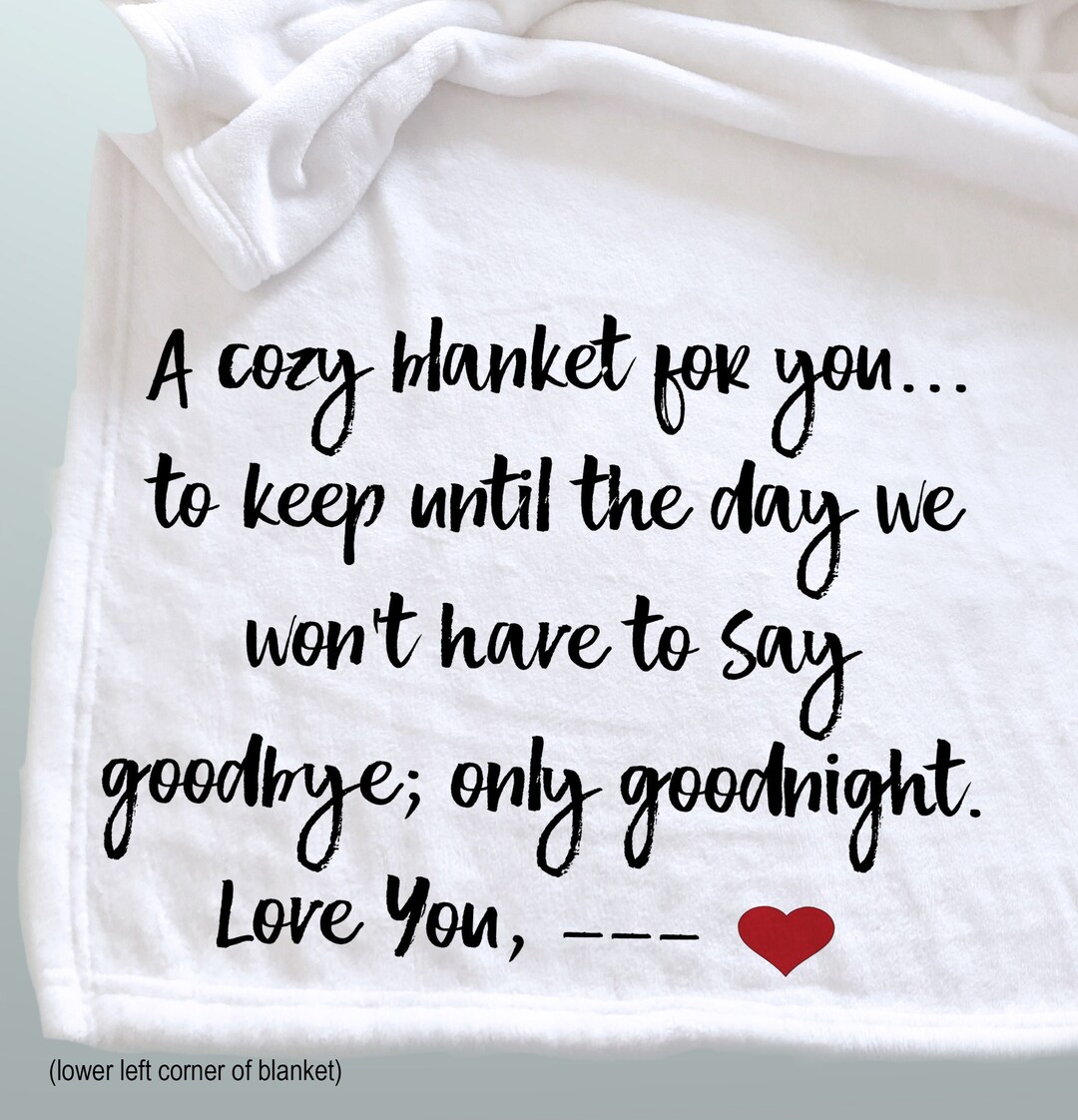Personalized Throw Blanket Word Blanket Personalized Gift Etsy Canada