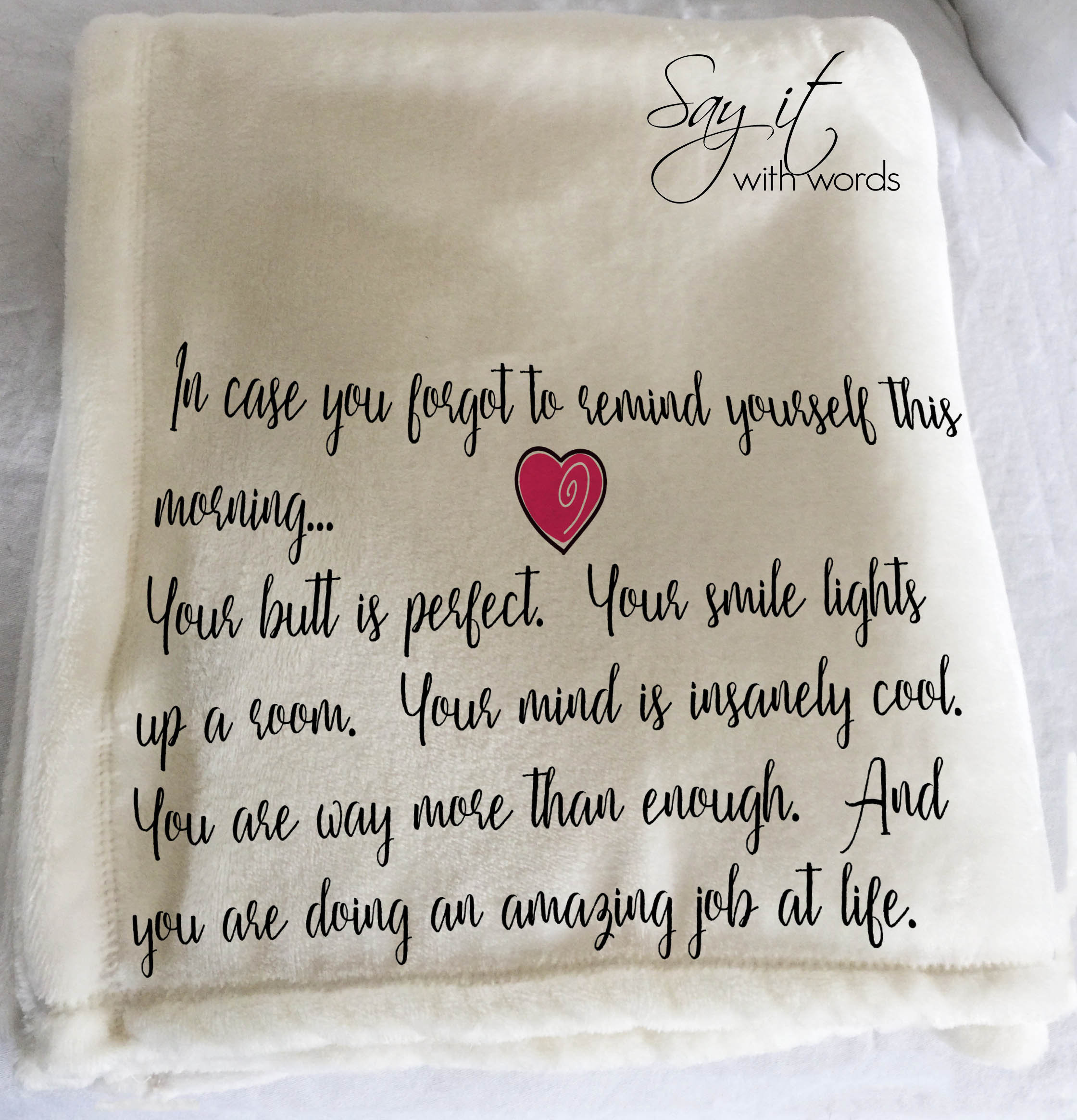 Personalized Custom Throw Blanket friendship blanket Etsy