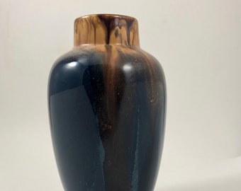 Antique Arts and Crafts Belgien Thulin Flambe Tropfglasur Keramik Vase