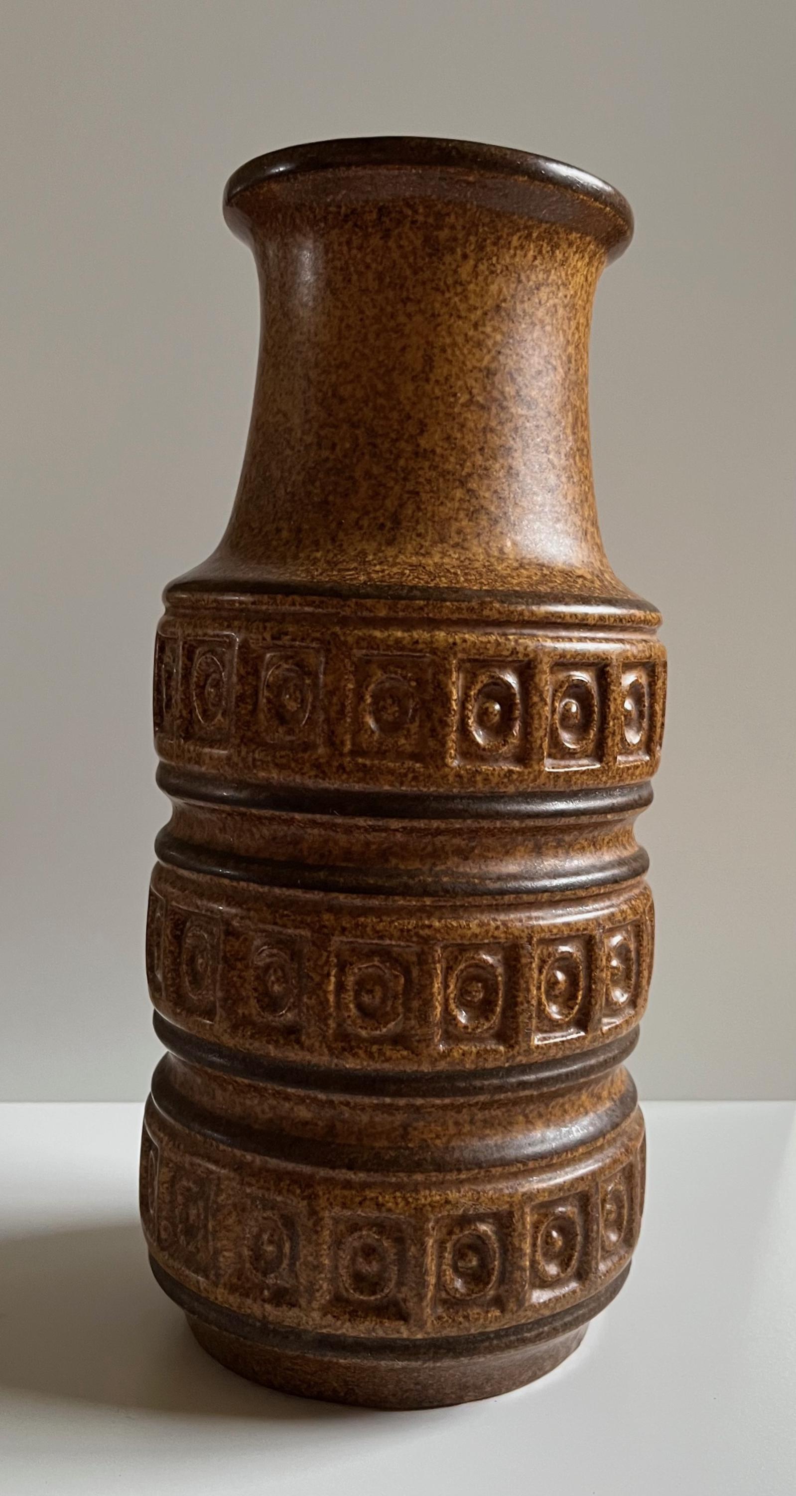 Vintage MCM West German Scheurich 429-26 Pottery Tundra Vase - Etsy