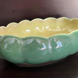 Vintage Mid Century Beauceware Canada Pottery Planter Bowl