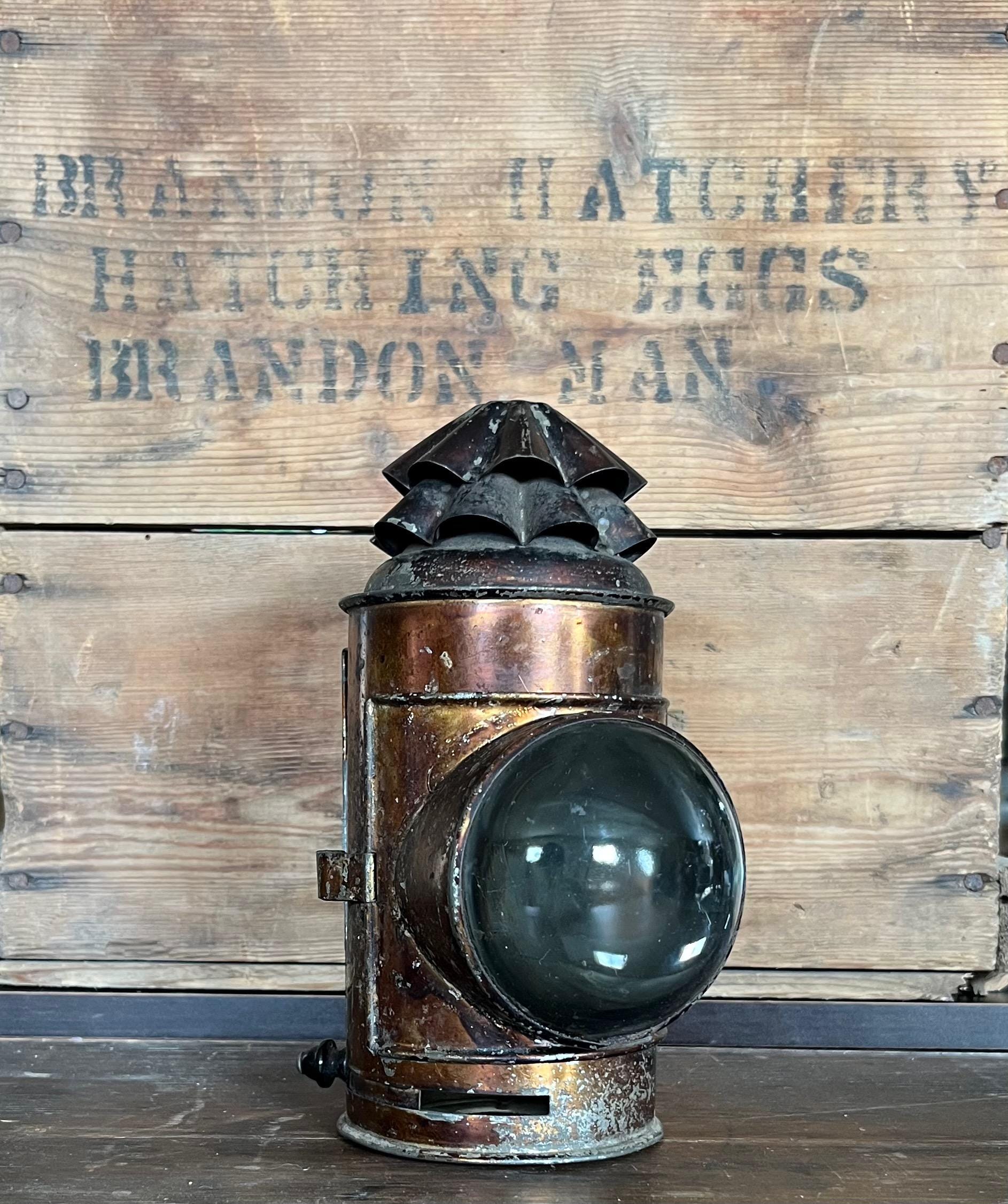 Antique Dietz Bullseye Police Lantern - Etsy