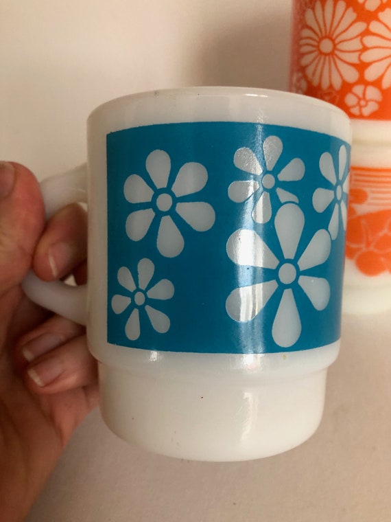 Fire King ガラスマグカップセット 3色 Fire King ガラスマグカップセット 3色