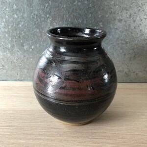Vintage Mid Century Signed Canadian Studio Pottery Vase Dated 1966 ...