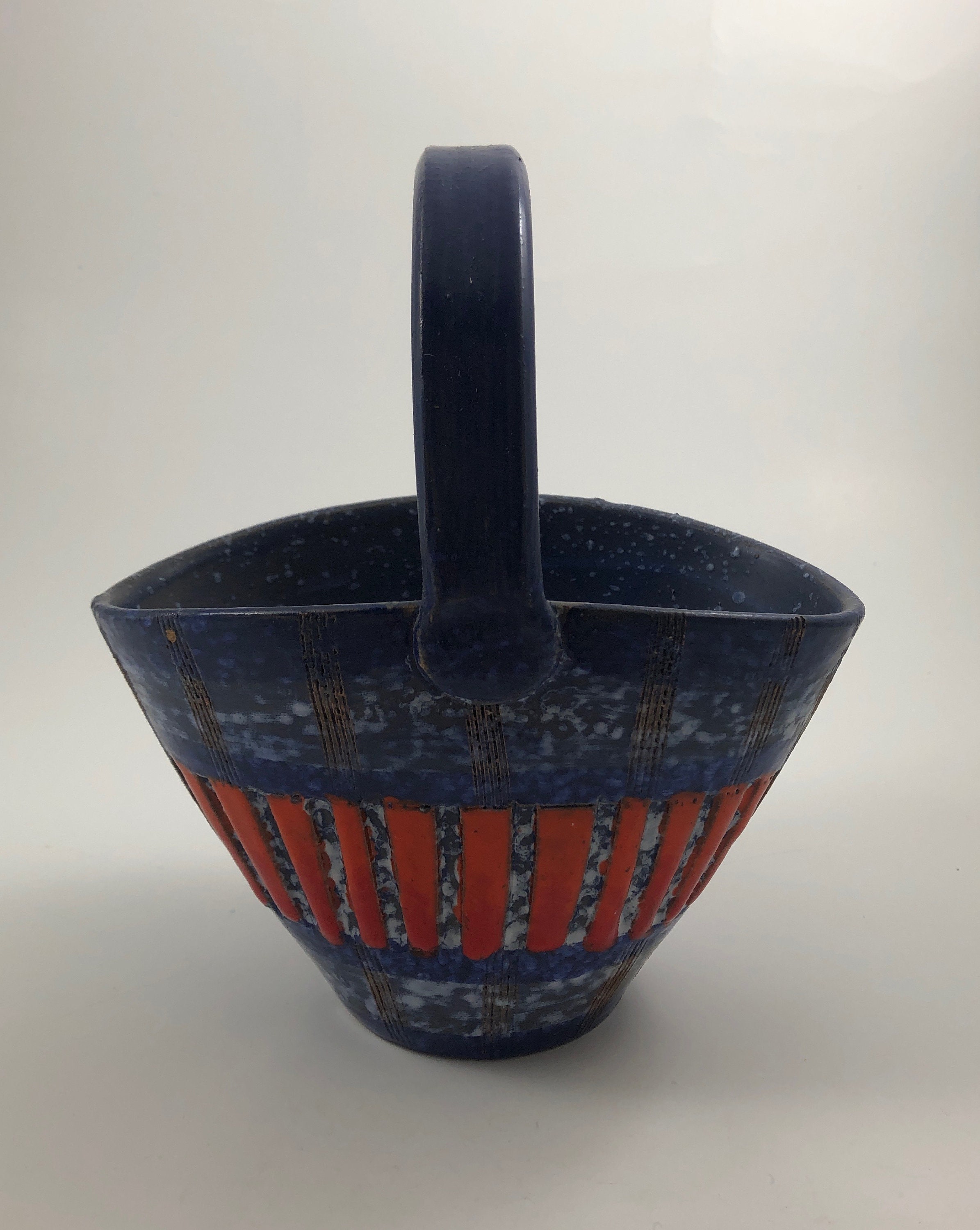 Vintage 1960s Mid Century Modern Fratelli Fanciullacci Red and