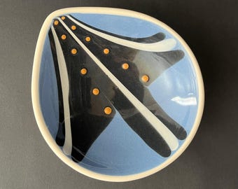 Cuenco antiguo de cerámica Hornsea de mediados de siglo, modelo John Clappison.