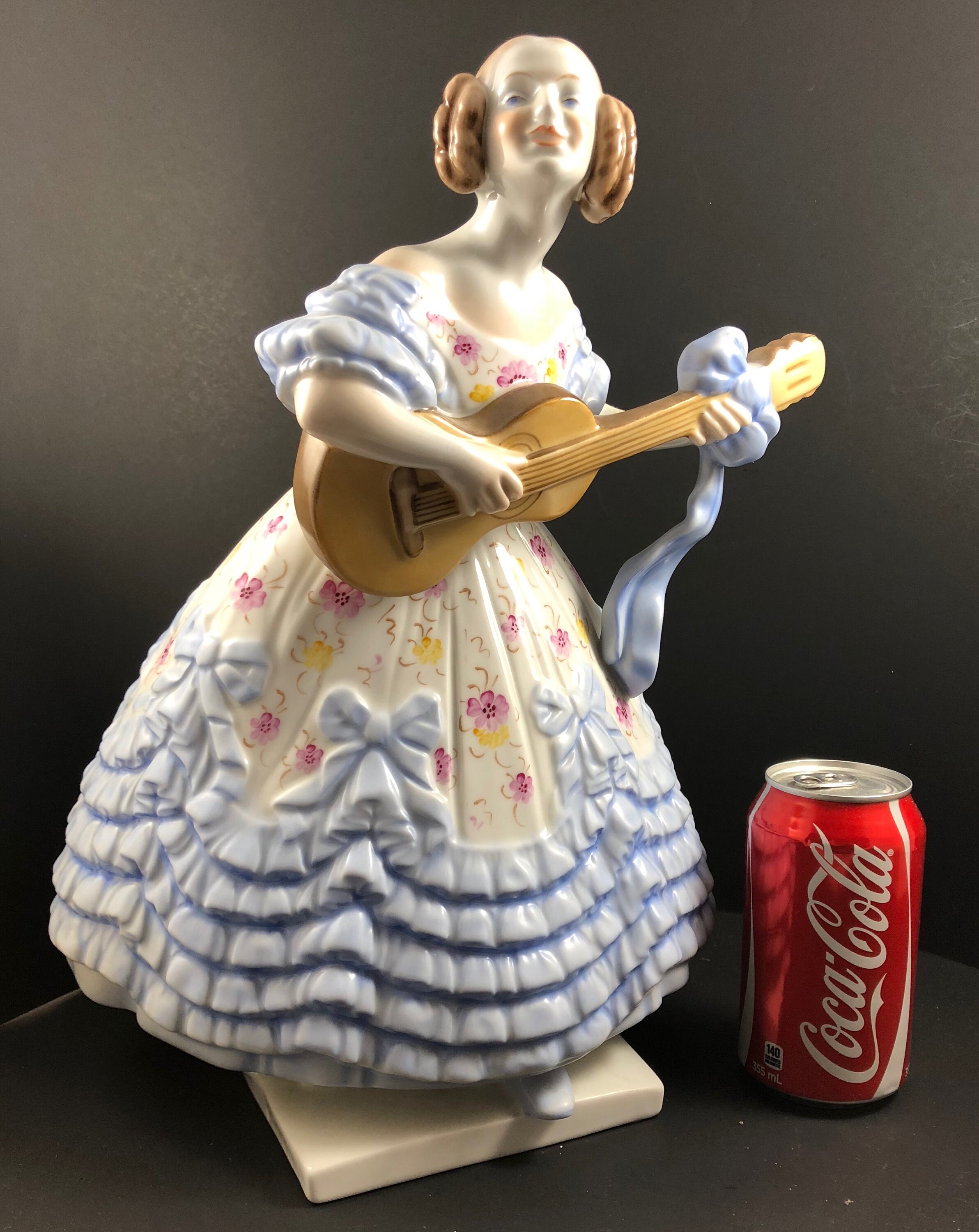 Large Rare Herend Hungarian Porcelain Hand Painted Lady Etsy 日本