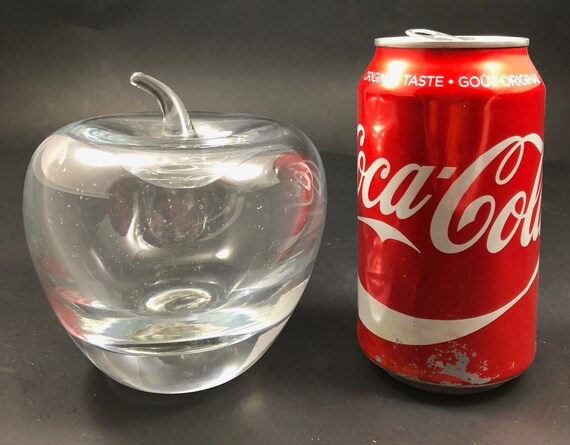 ケニーウォルトン　サイン入り　手吹きガラス　ペーパーウエイト　ビンテージ ケニーウォルトン サイン入り 手吹きガラス ペーパーウエイト