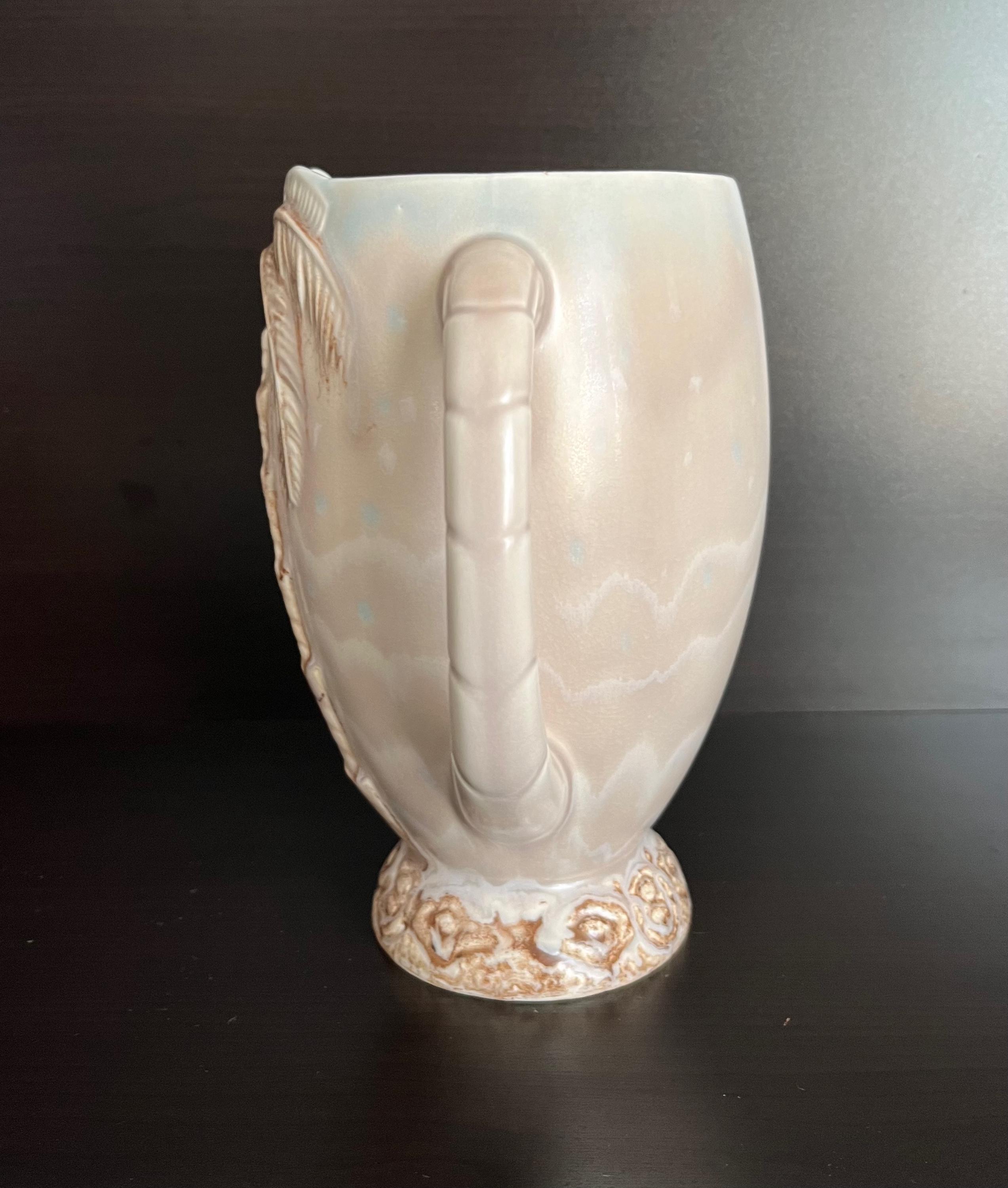 Vintage Beswick Art Pottery 1074 Palm Tree Pitcher AS FOUND - Etsy