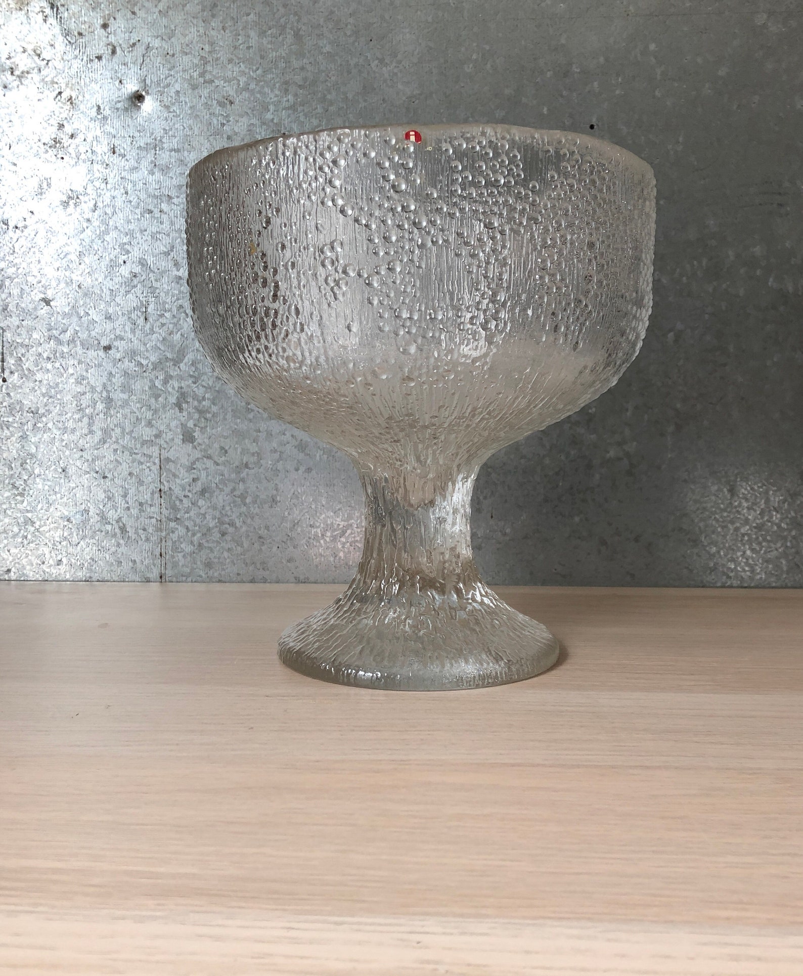 Vintage Mid Century Modern Iittala Finland Hopla Large Compote Etsy