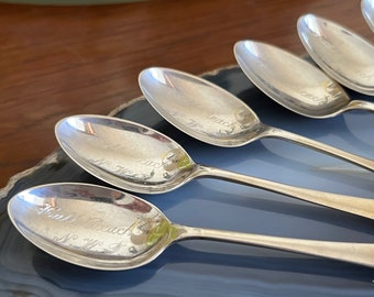 ✴︎Bing 9'4\" Silver Spoon USED✴︎ケース、フィンセット Vintage Sterling Silver Hall Beach NWT Souvenir Spoons 3