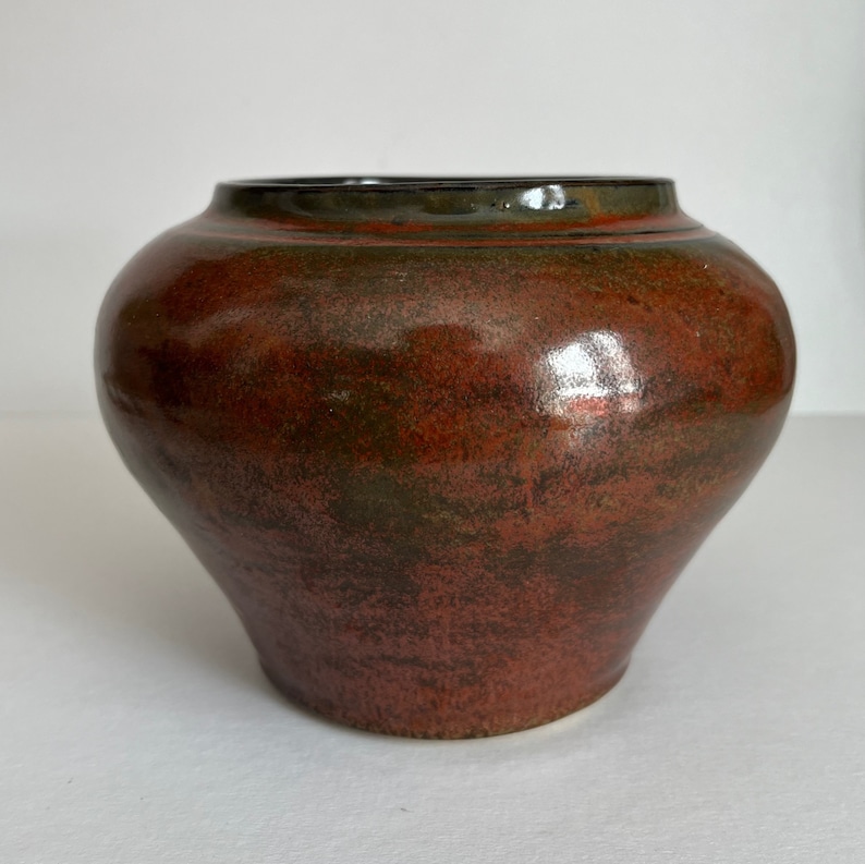 Beautiful Vintage Mid Century Canadian Studio Pottery Stoneware Vase DL ...