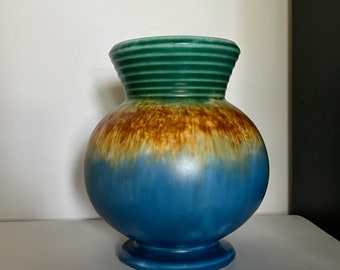 Vintage Art Deco British Art Pottery Beswick Vase