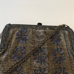 Antique French Steel Beaded Fringed Ladies Bag Handbag Purse - Etsy