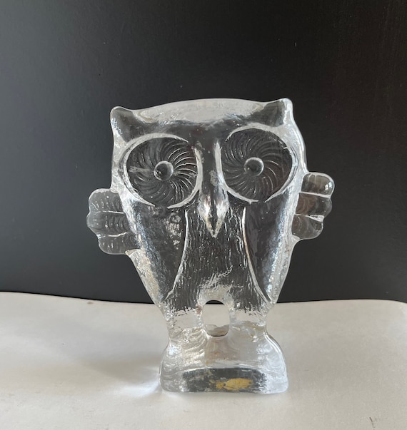Kosta Boda Art Glass Owl (JL) Kosta Boda Art Glass Owl (JL)