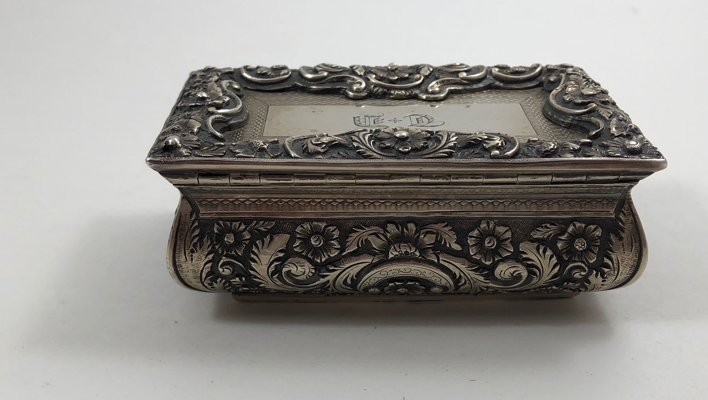 Ornate Early Victorian 1844 Joseph Willmore Birmingham Sterling