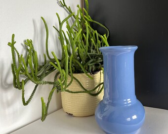Vintage Mid Century Canadian Medalta Potteries Blue Vase