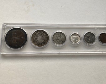 本物の1958年カナダ銀貨（80%） - トーテムポールデザイン - Etsy 日本