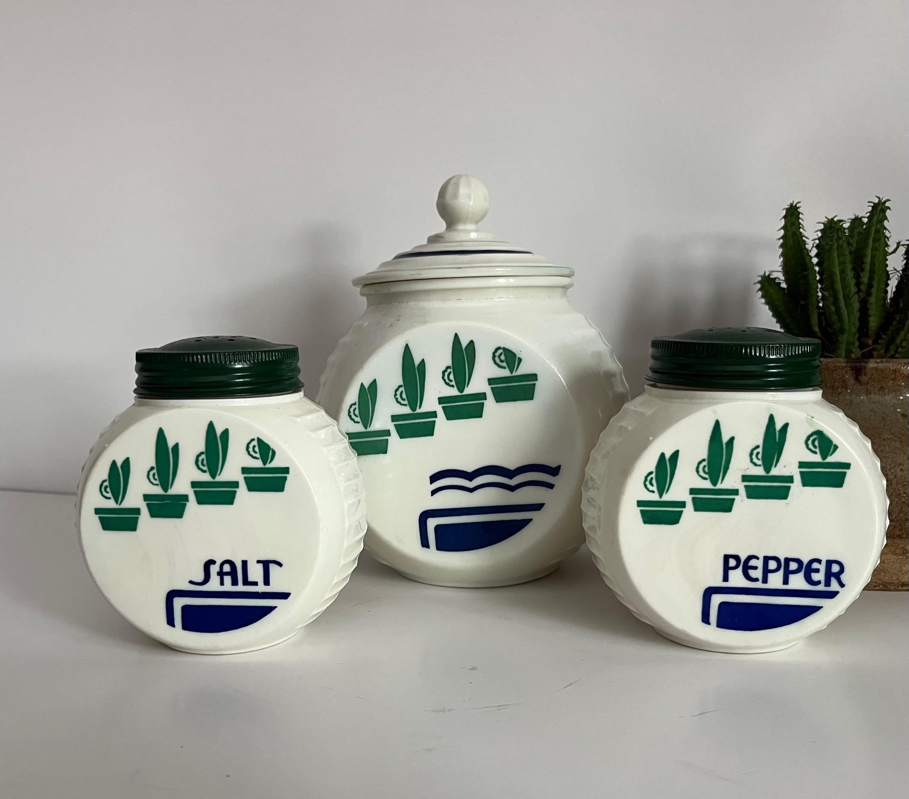 Fire King Salt and Pepper - Etsy