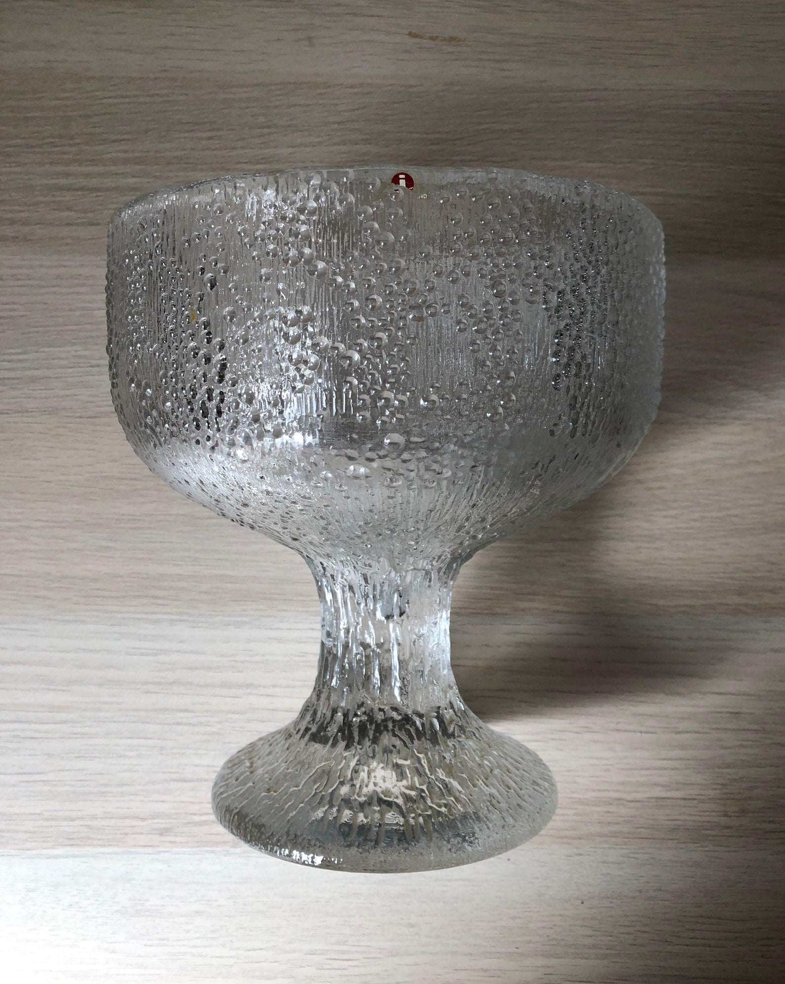 Vintage Mid Century Modern Iittala Finland Hopla Large Compote Etsy