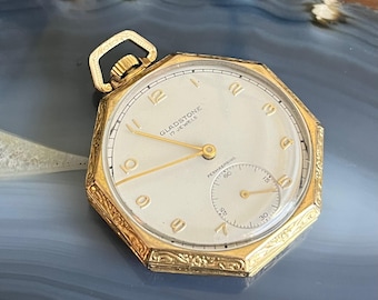 Antique Rare Design Waltham Pocket Watch Serial No. 24116946