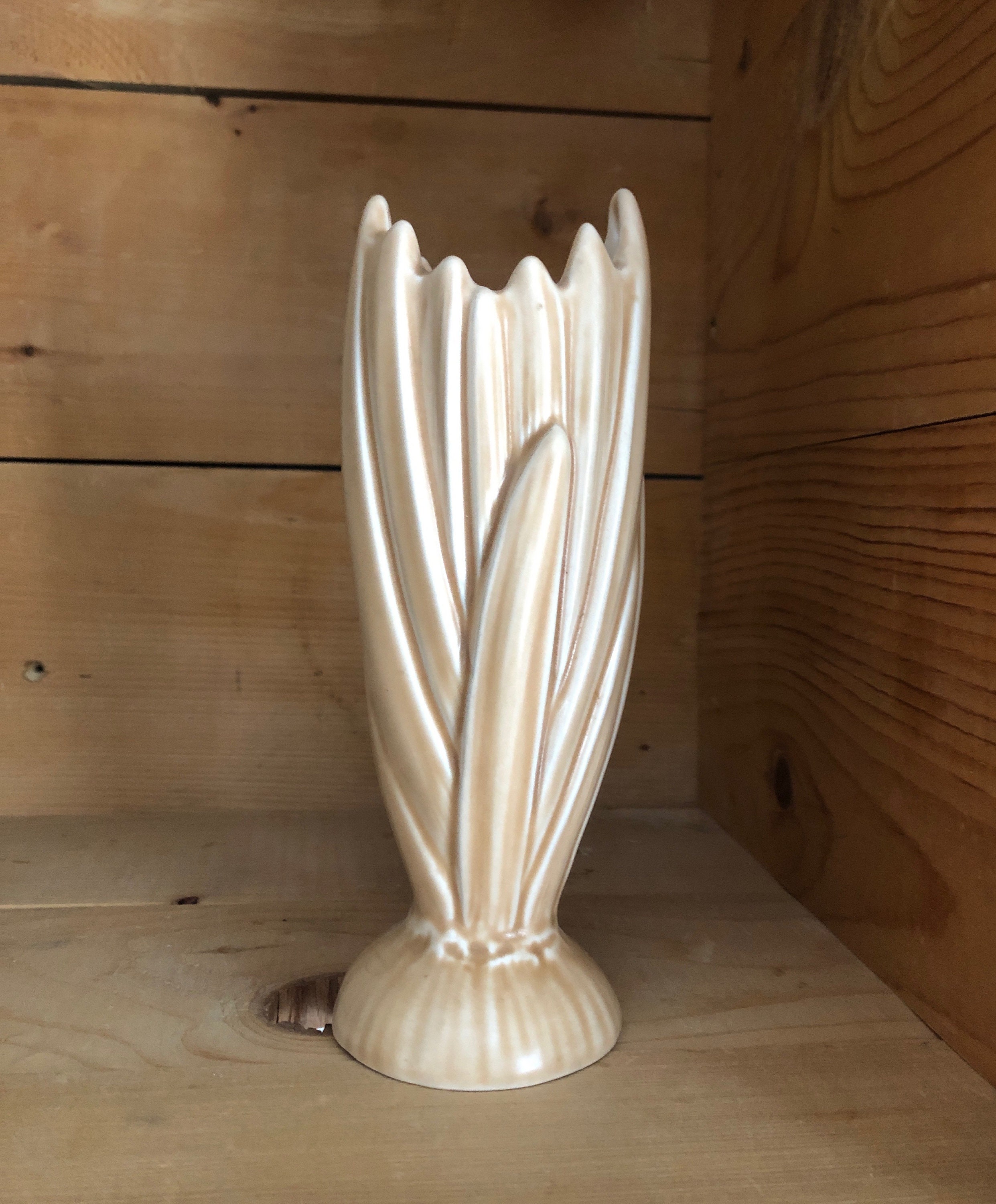 イギリス アンティーク シルバック SYLVAC No.2024 テリア 花器 Vintage Sylvac British Art Pottery Hyacinth Sienna 2321 Vase