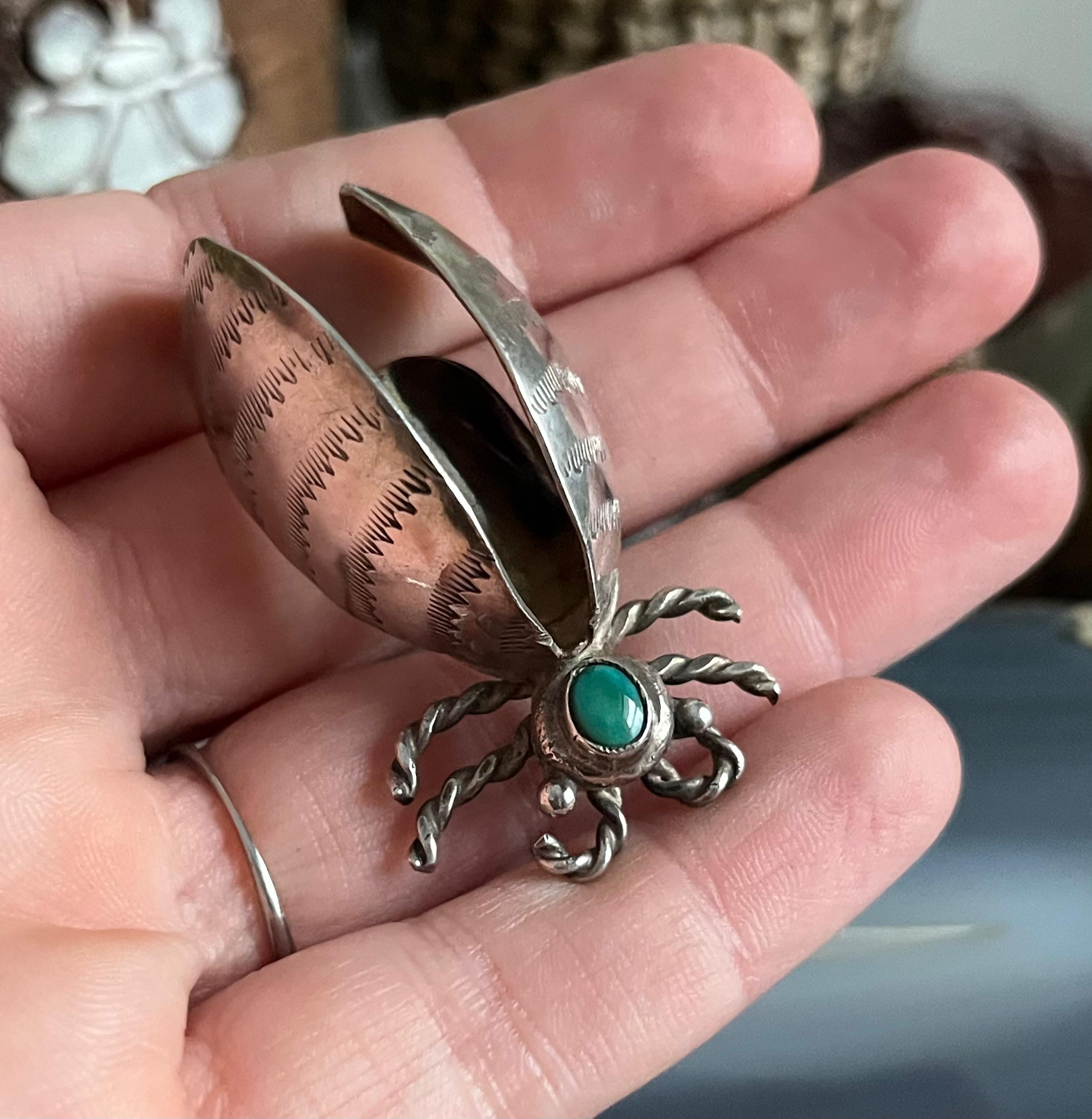 Larger Vintage Joseph And Matilda **heart Of Turquoise** Native American Jewelry Silver Pin Larger Vintage Joseph And Matilda **heart Of Turquoise** Native American Jewelry Silver Pin