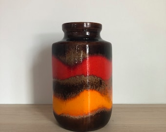 Scheurich 401-20 Fat Lava Vase Mid Century Pottery Vintage West