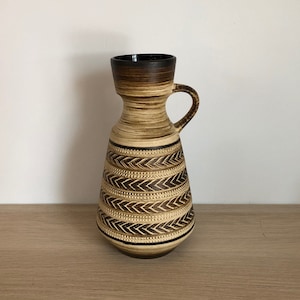 Vintage Mid Century Modern Dumler and Breiden 303 25 West German Pottery Vase