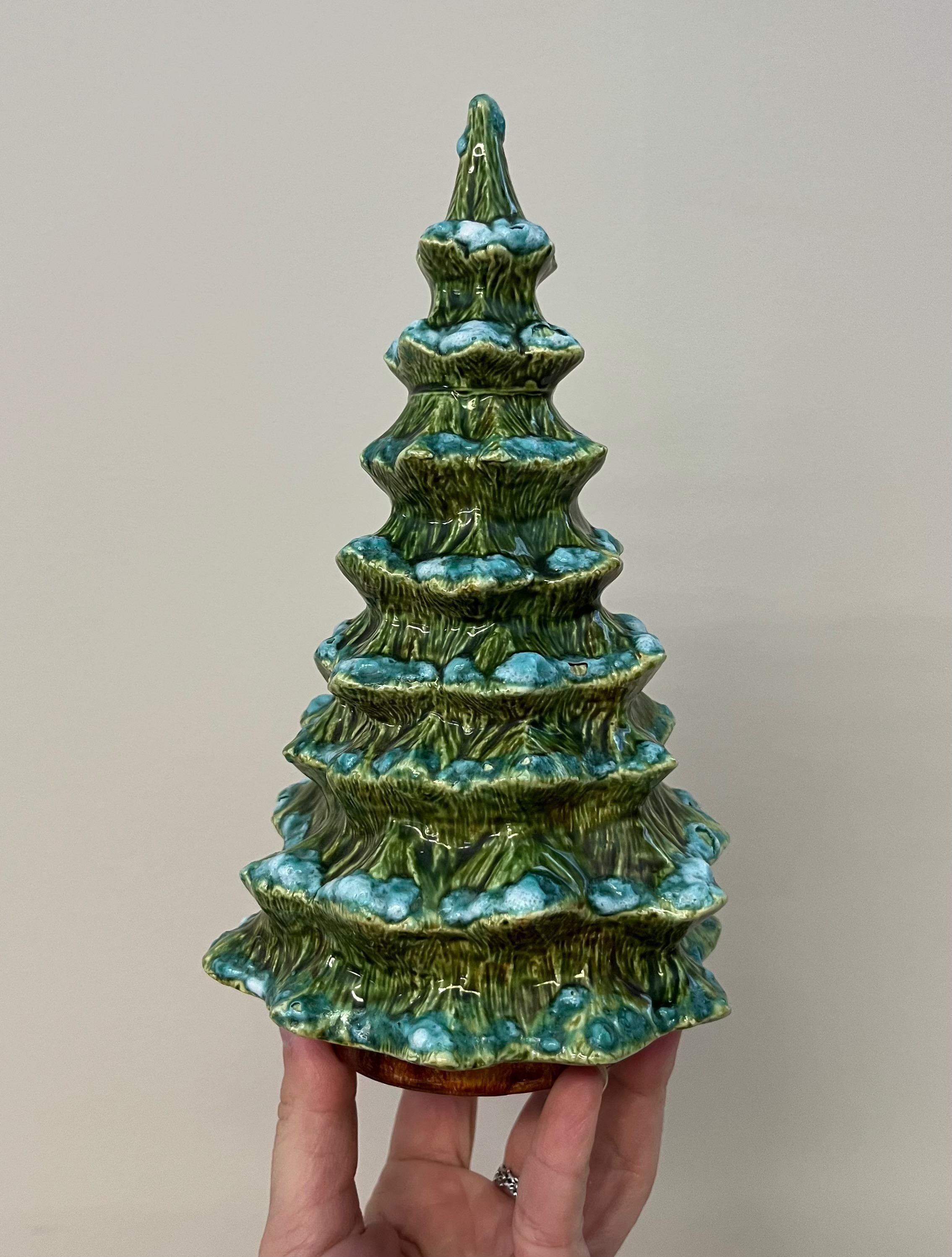 Vintage Small Ceramic Christmas Tree - Etsy