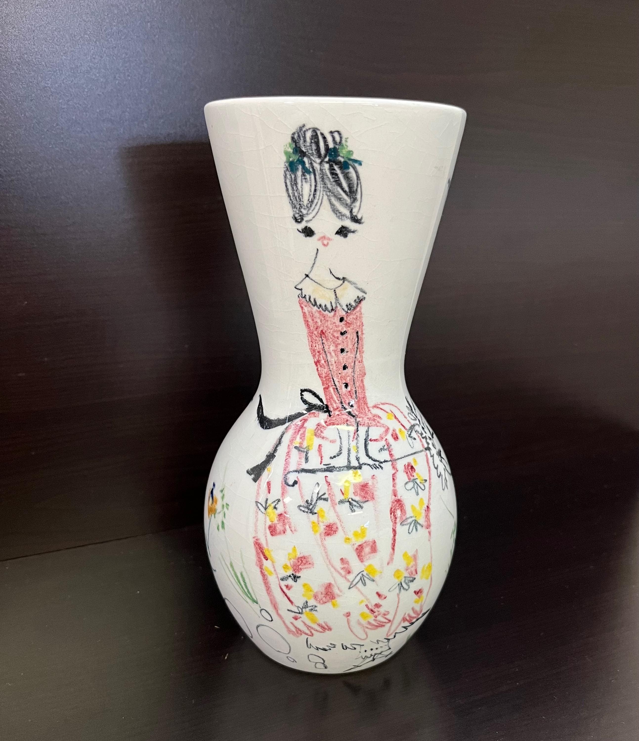 Mid Century Modern Italian Pottery Milvia Scarpa 