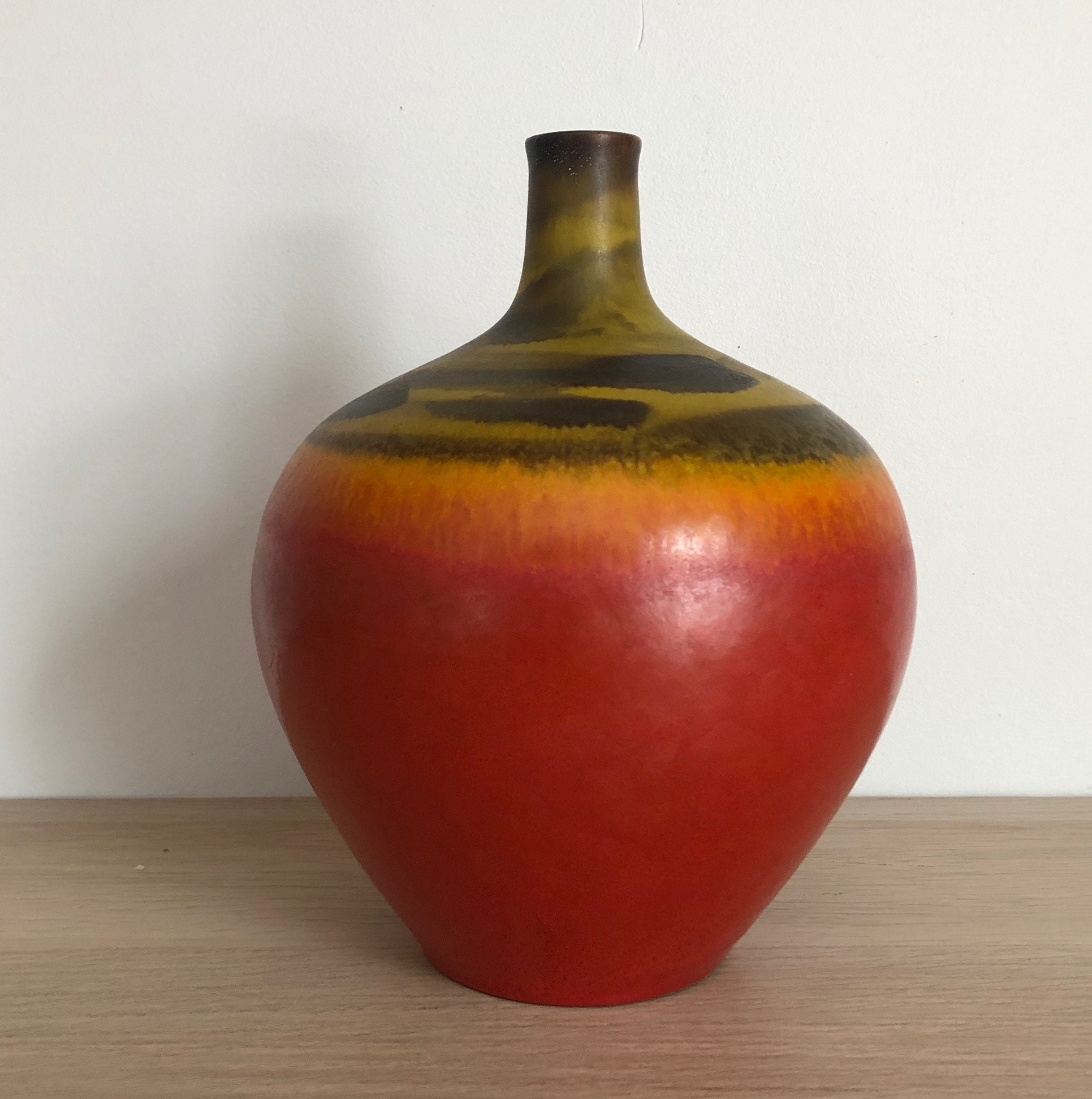 Mid Century Alvino Bagni Italian Modernist Pottery Vase - Etsy 日本