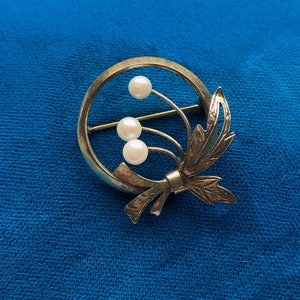 Pearl Single Pearl Brooch, Tii Design. - Etsy Canada