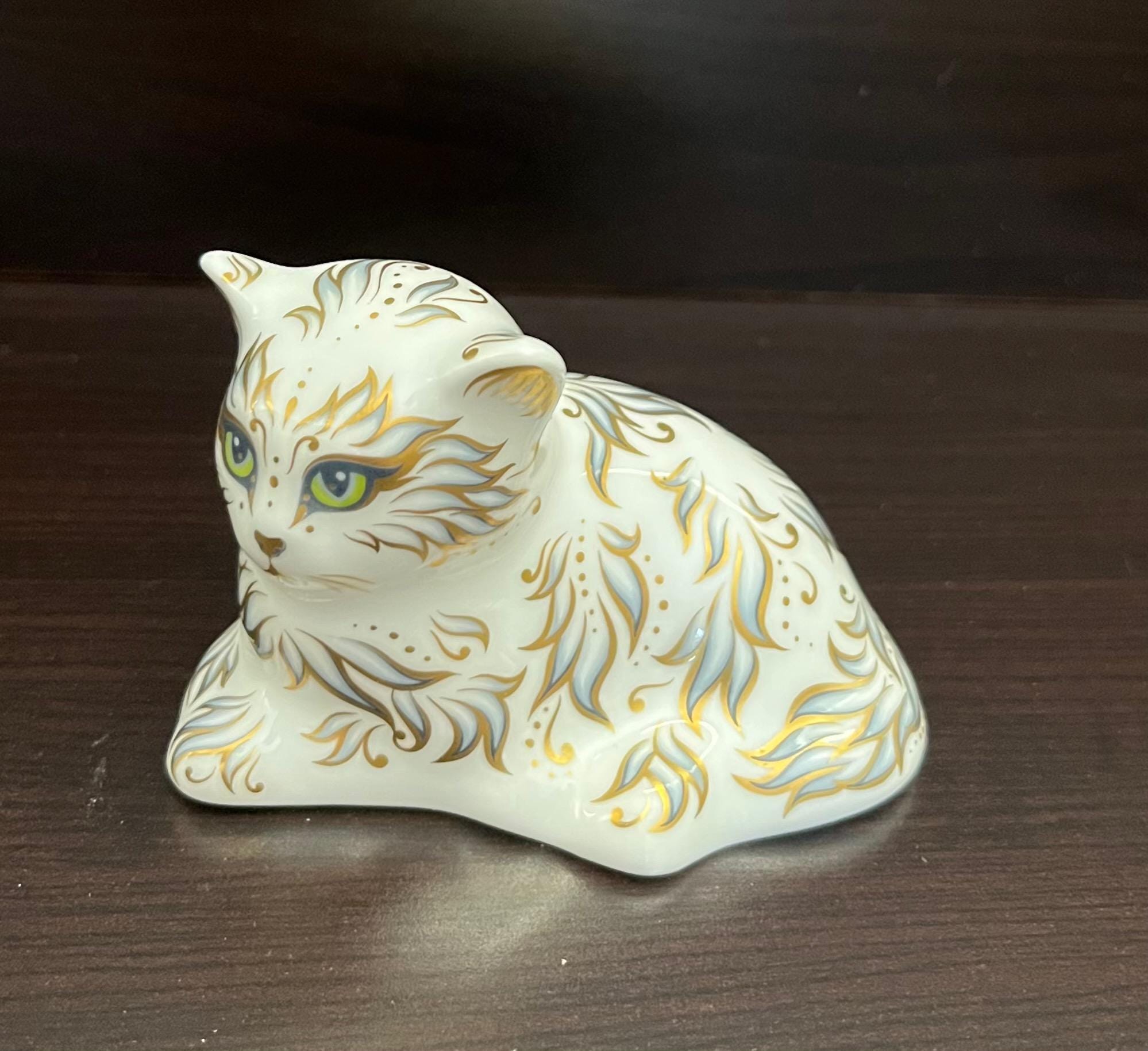 ロイヤルクラウンダービー ミリー子猫 ペーパーウェイト - Etsy 日本