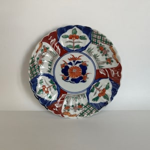 Antique Japanese Arita Imari Plate Yamatoku