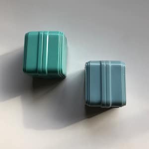 Boîte de présentation de proposition de bague de fiançailles en celluloïd épurée vintage au choix