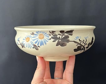 Antique Japanese Hand Painted Tea Ceremony Waste Water Bowl