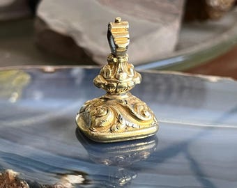 セール（8日まで）　９金 フォブシール　イギリス　彫刻なし セール（8日まで） 9金 フォブシール イギリス 彫刻なし セール（8日